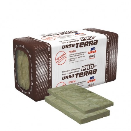 ТЕПЛОИЗОЛЯЦИОННАЯ ПЛИТА URSA TERRA PRO 34 PN 1250/610/100мм